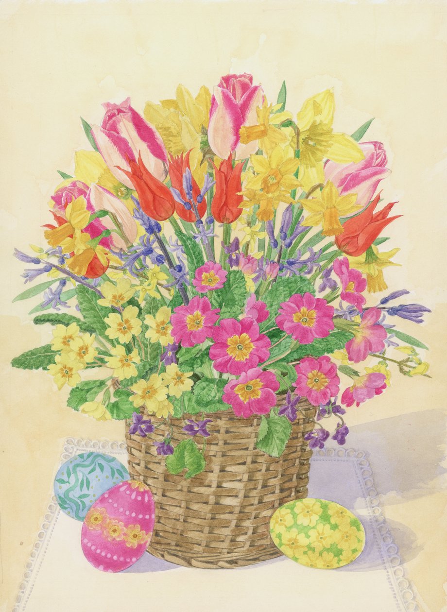 Osterkorb, 1996 von Linda Benton