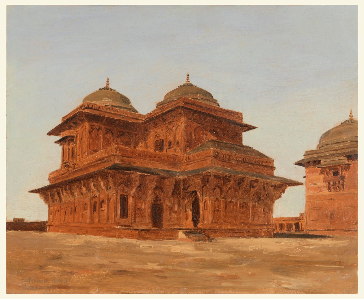 Fatehpur Sikri, Birbals Palast, Indien von Lockwood de Forest