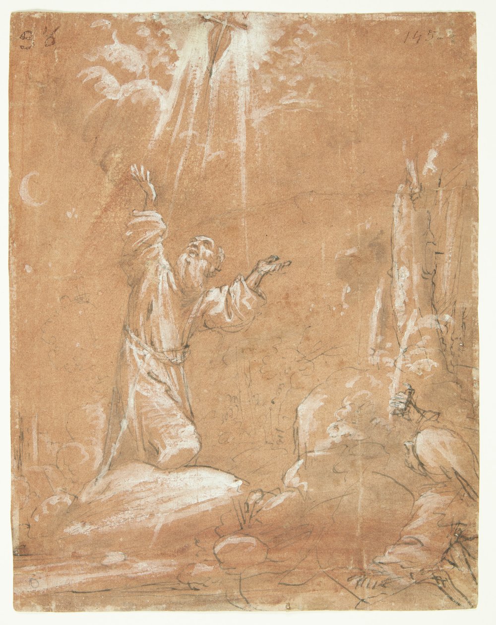 Die Stigmatisation des Heiligen Franz von Assisi von Lodovico Carracci