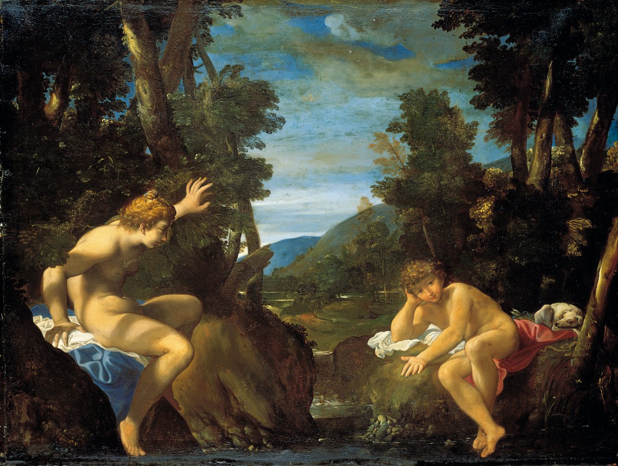 Salmacis und Hermaphroditus von Lodovico Carracci