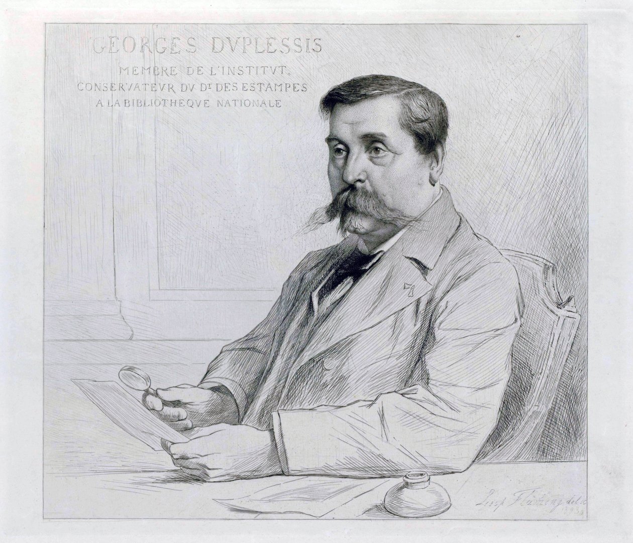 Georges Duplessis von Leopold Flameng