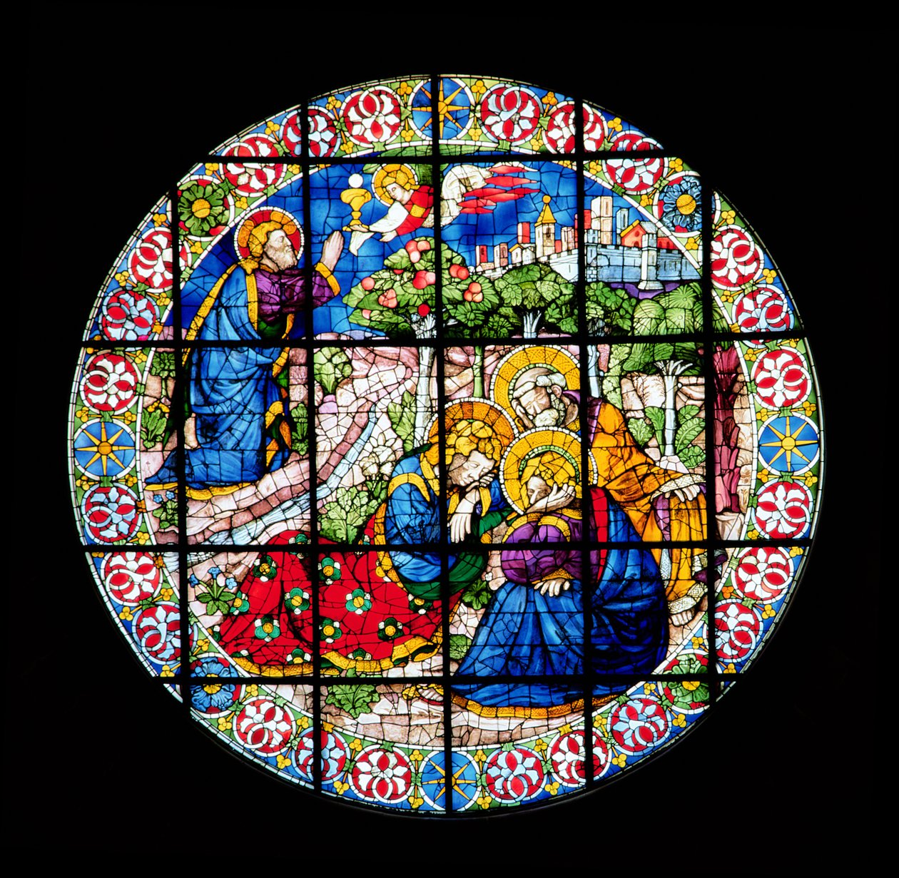 Oculus, der Christus im Garten Gethsemane darstellt, 1443-45 von Lorenzo Ghiberti
