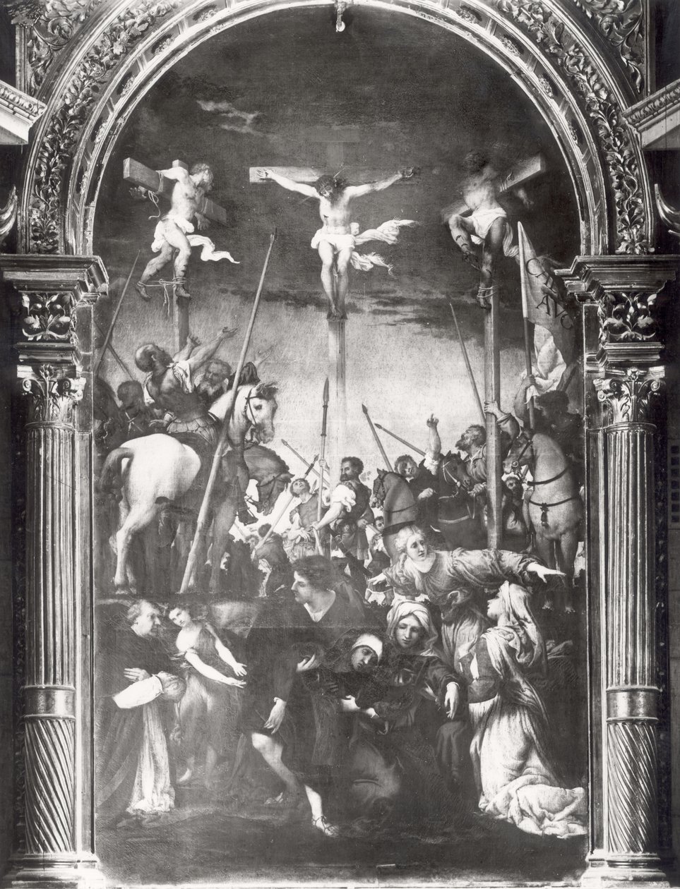 Die Kreuzigung von Lorenzo Lotto