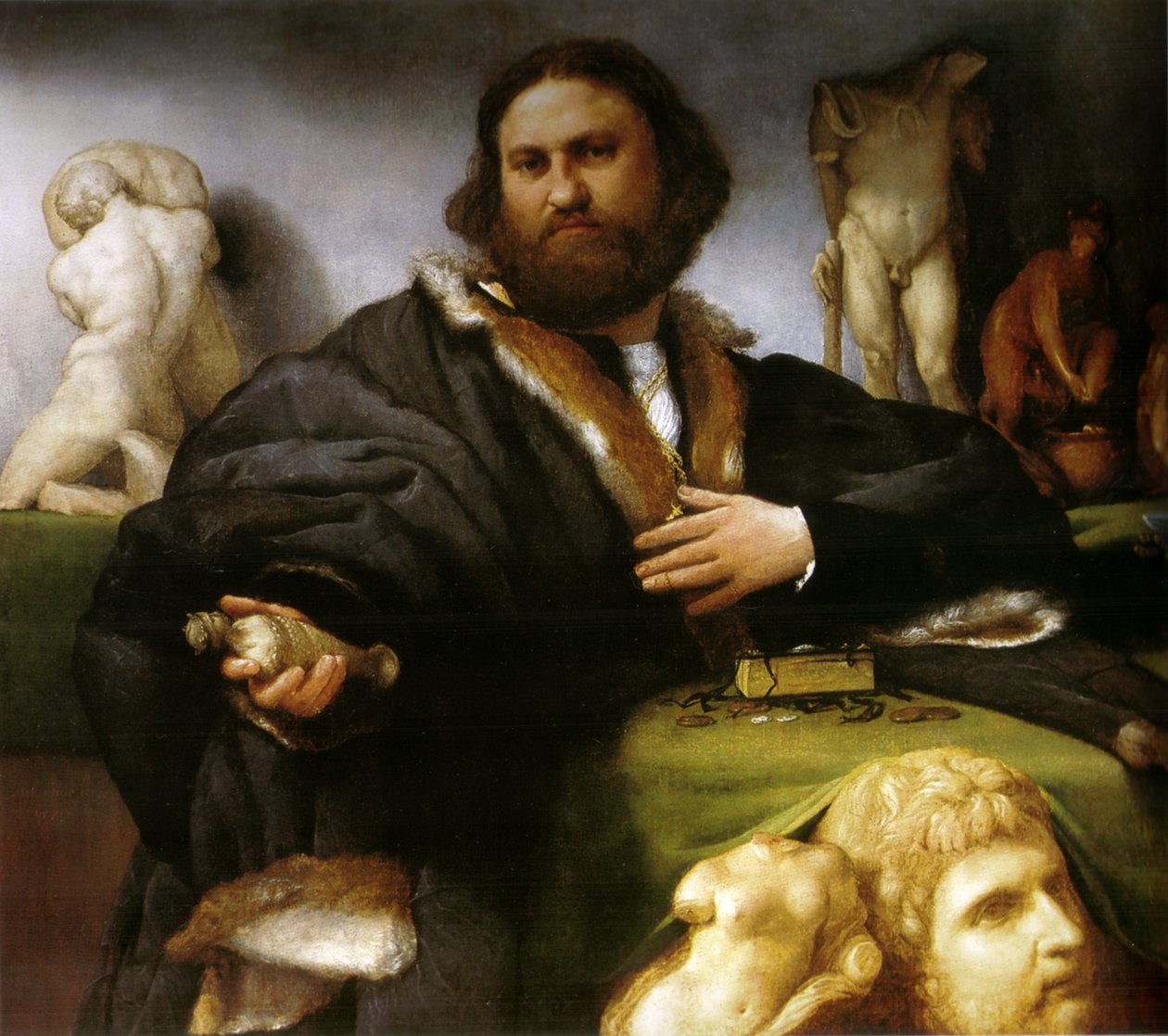 Andrea Odoni (1488-1545) von Lorenzo Lotto