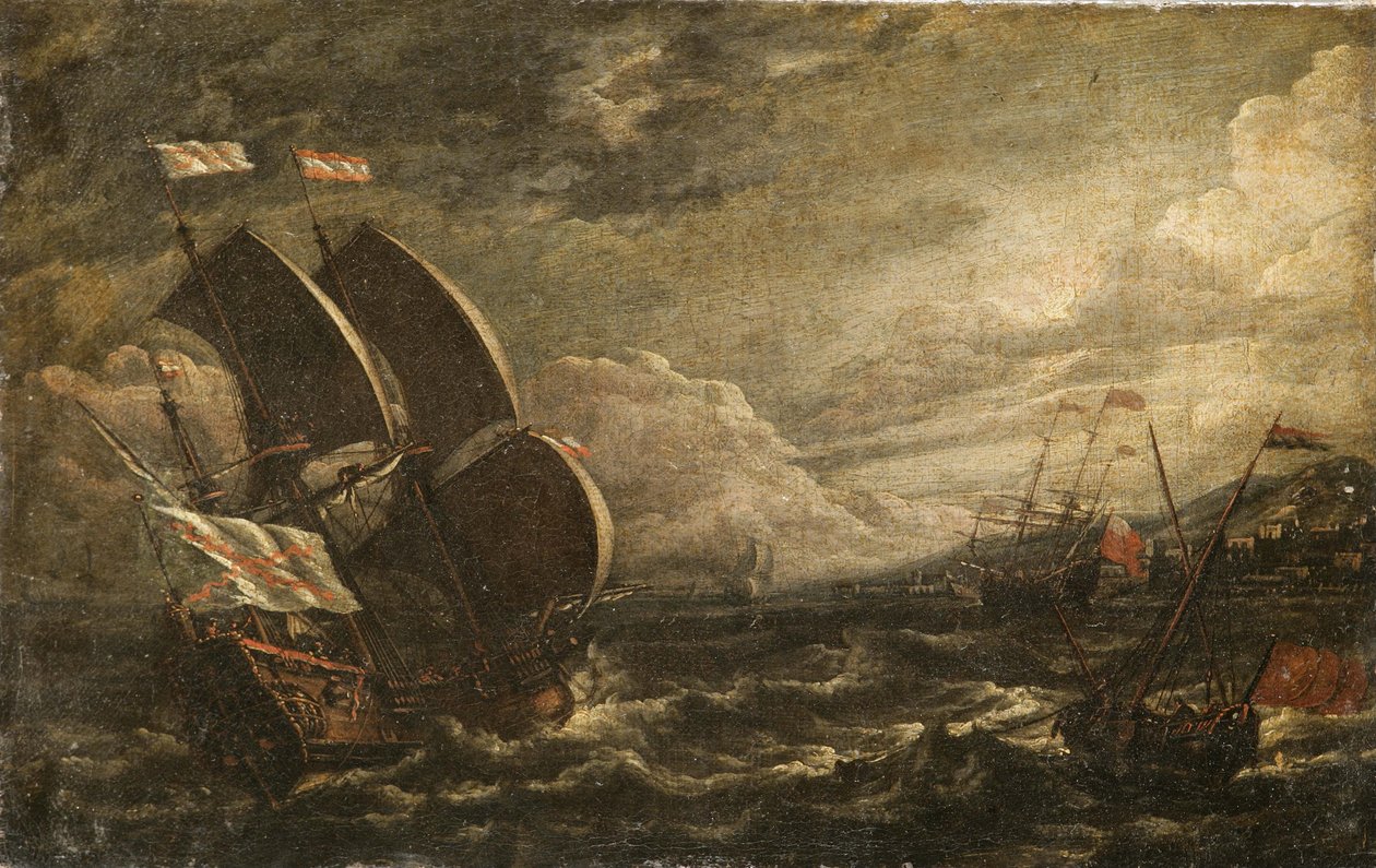 Sturm auf See von Lorenzo a Castro