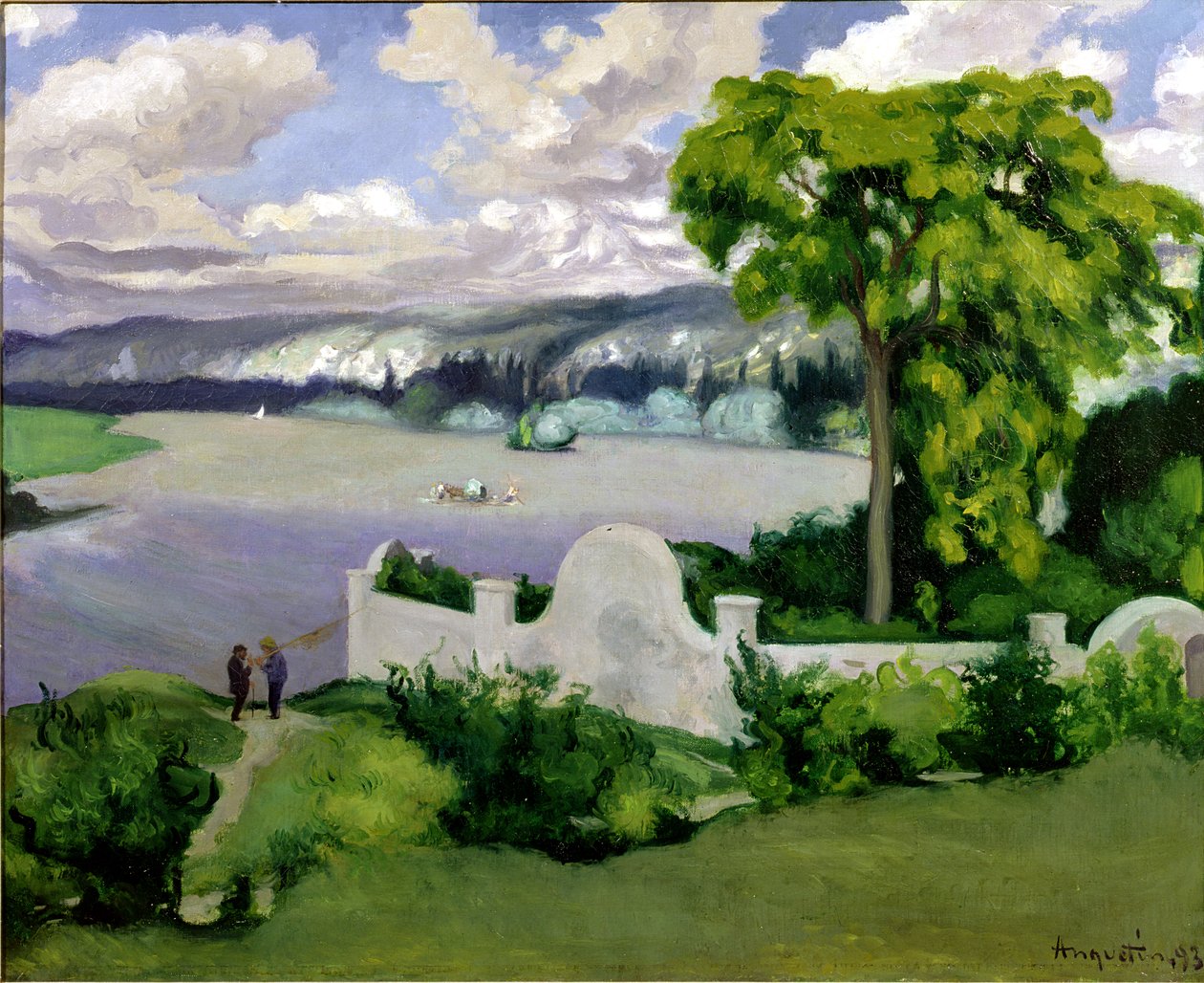 Die Seine bei La Roche Guyon, 1893 von Louis Anquetin