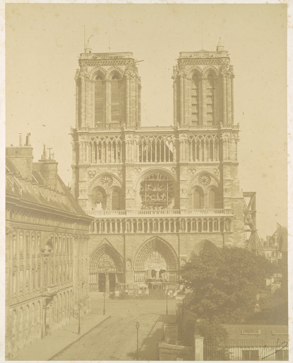 Notre Dame, Paris von Louis Auguste Bisson
