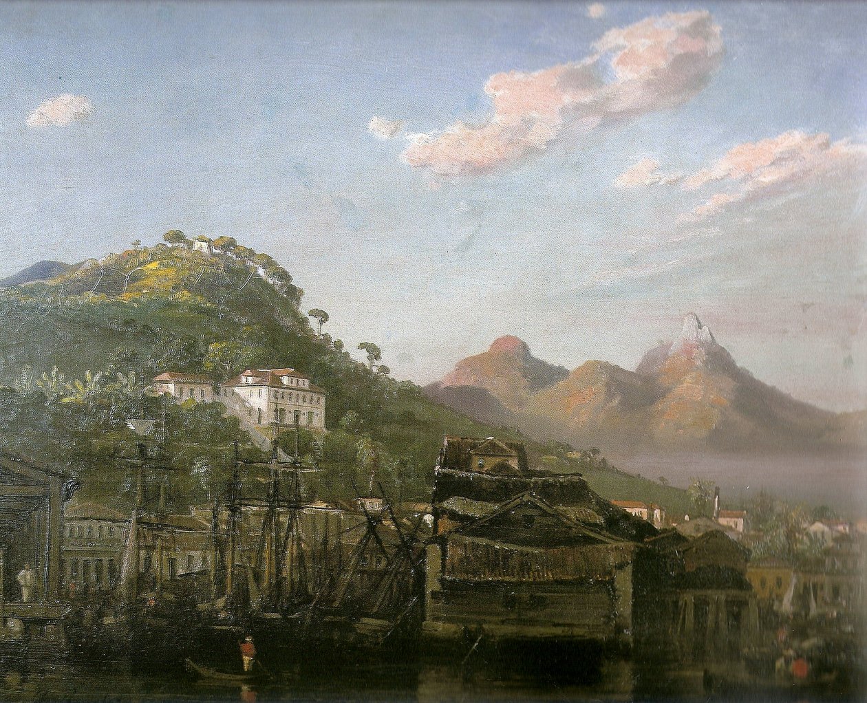 Ein Blick auf Gamboa, Rio de Janeiro von Louis Buvelot