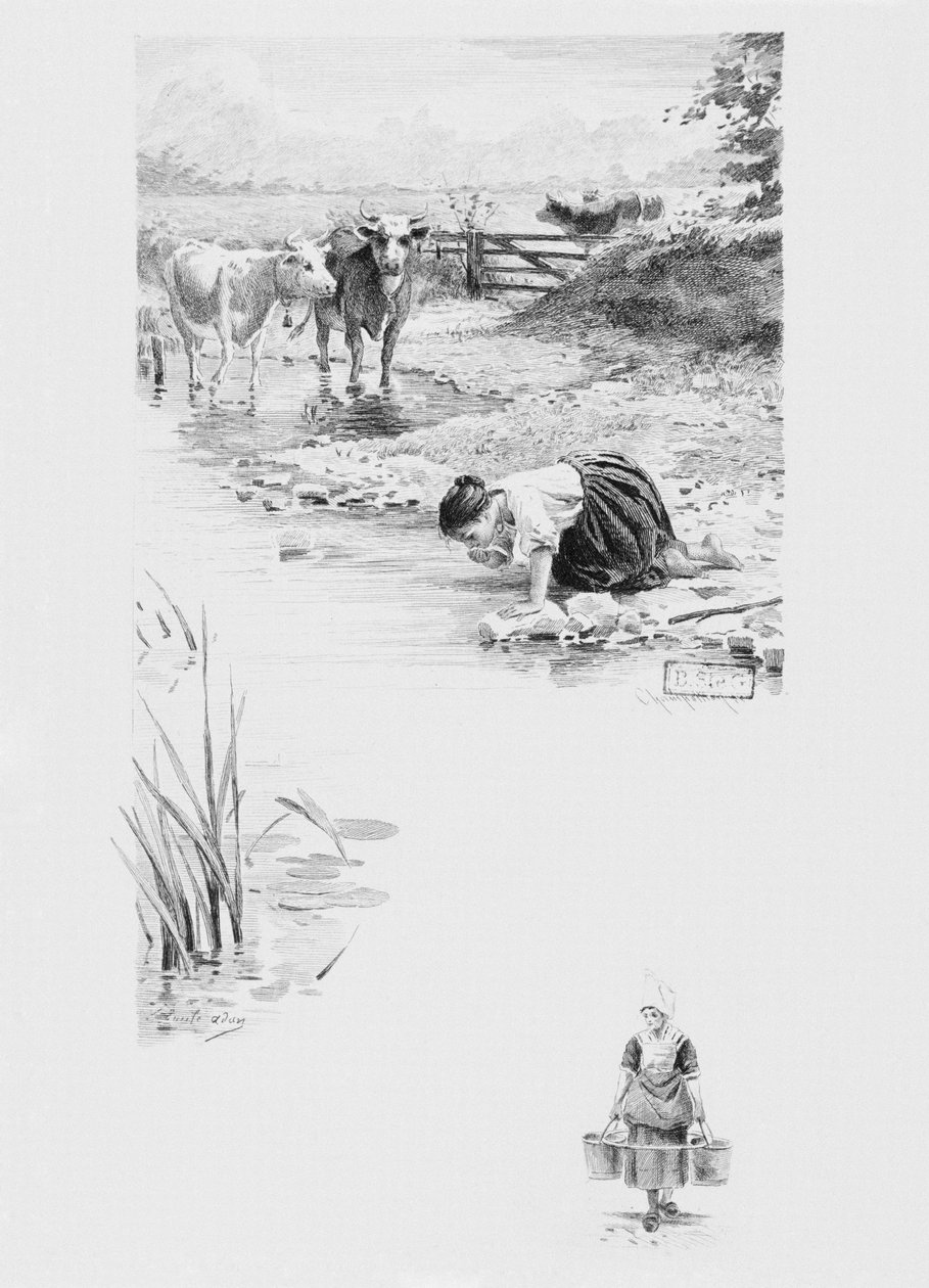 Die Dienerin Felicite, Illustration aus 