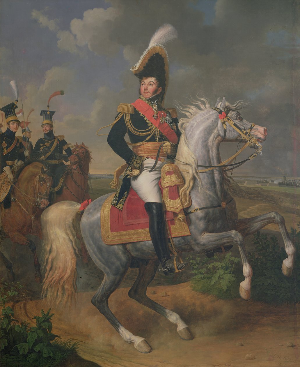Reiterporträt von General Jean Rapp (1771-1821) 1816 von Louis Jean François Lagrenée
