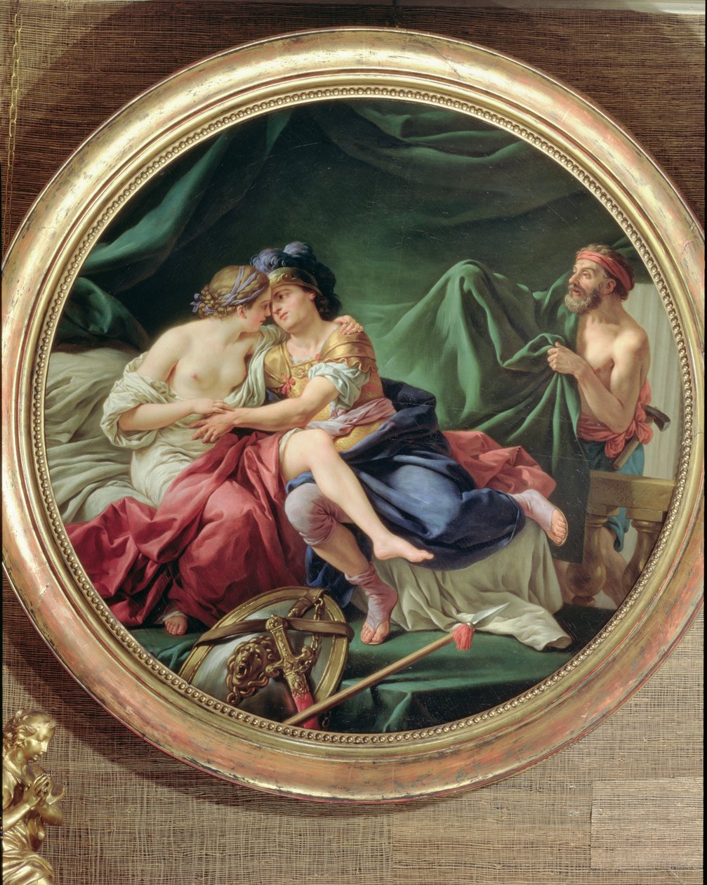 Mars und Venus von Vulkan überrascht, 1768 von Louis Jean François Lagrenée