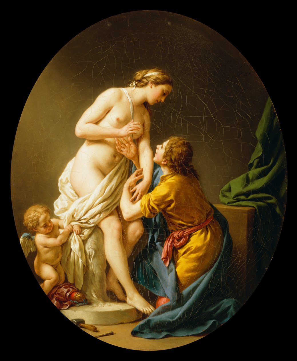 Pygmalion und Galatea, 1781 von Louis Jean François Lagrenée