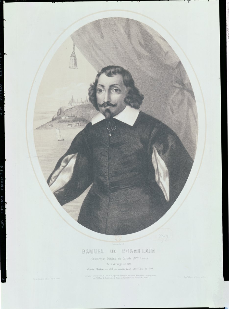 Samuel de Champlain (1567-1635) 1854 von Louis Joseph Cesar Ducornet