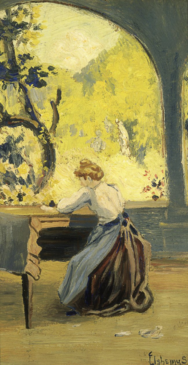 Veranda im Frühling von Louis Michel Eilshemius