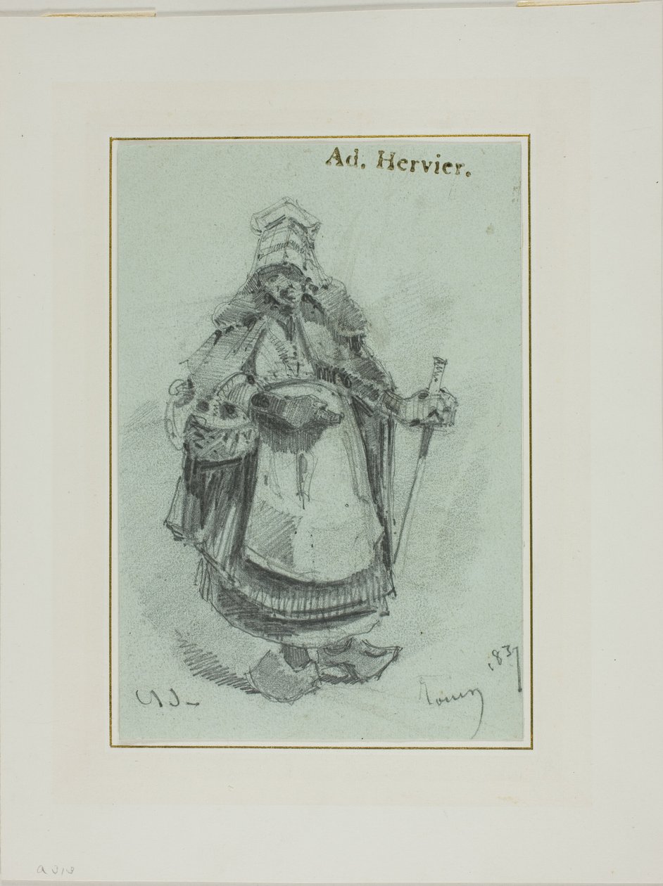 Bäuerin von Louis Adolphe Hervier