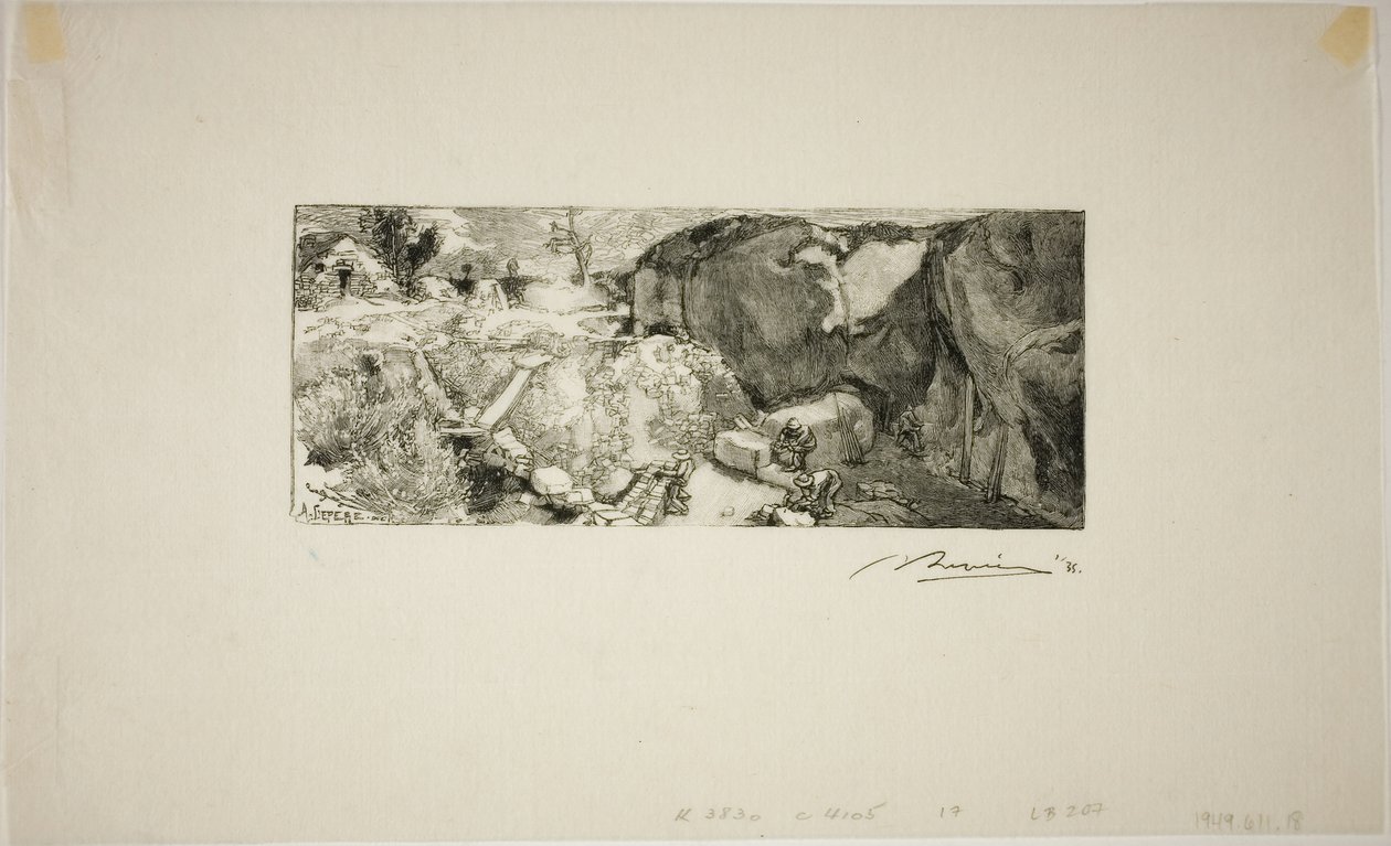 Sandsteinbruch von Louis Auguste Lepère