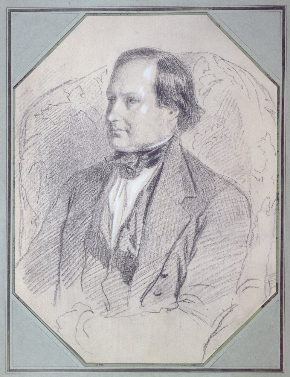 Victor Hugo (1802-85), 1843 von Louis Boulanger