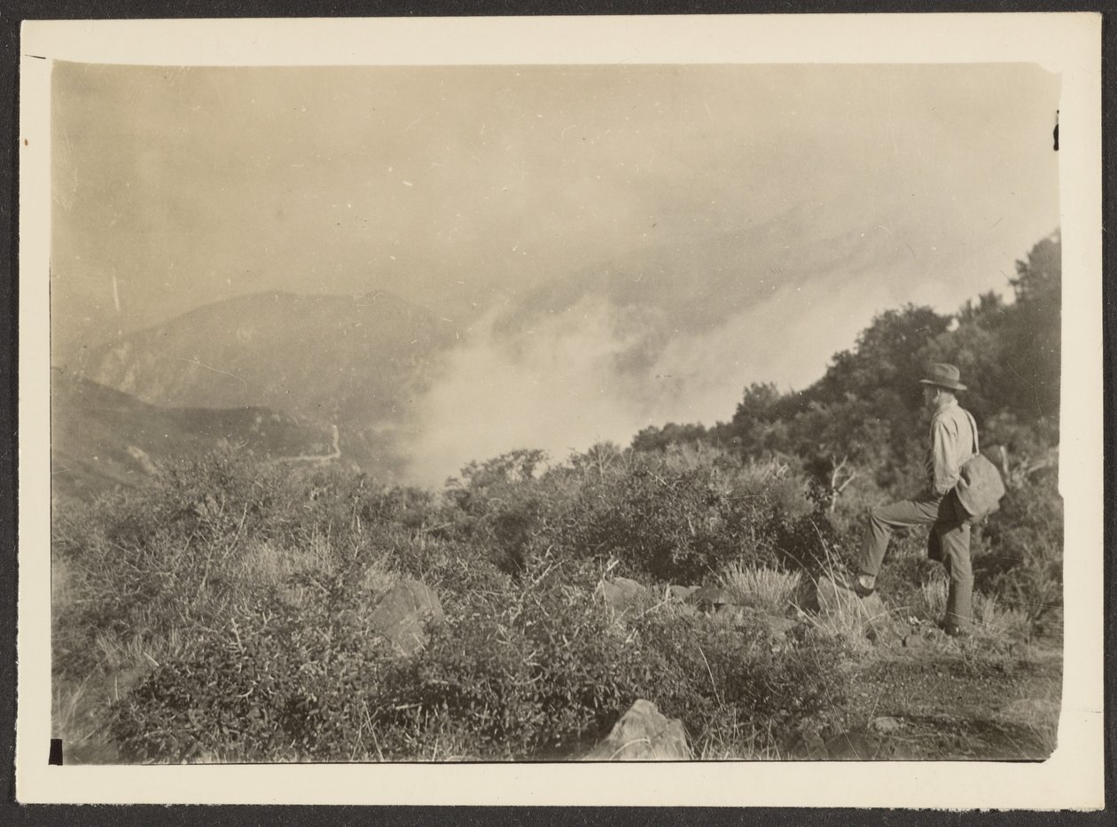 [Mann in Landschaft] von Louis Fleckenstein