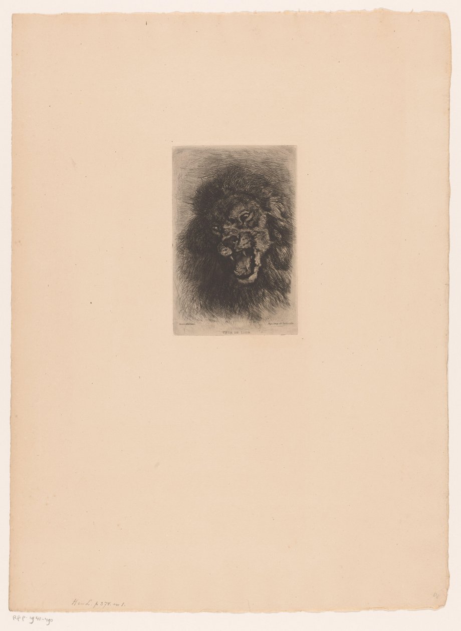 Löwenkopf von Louis Ghémar