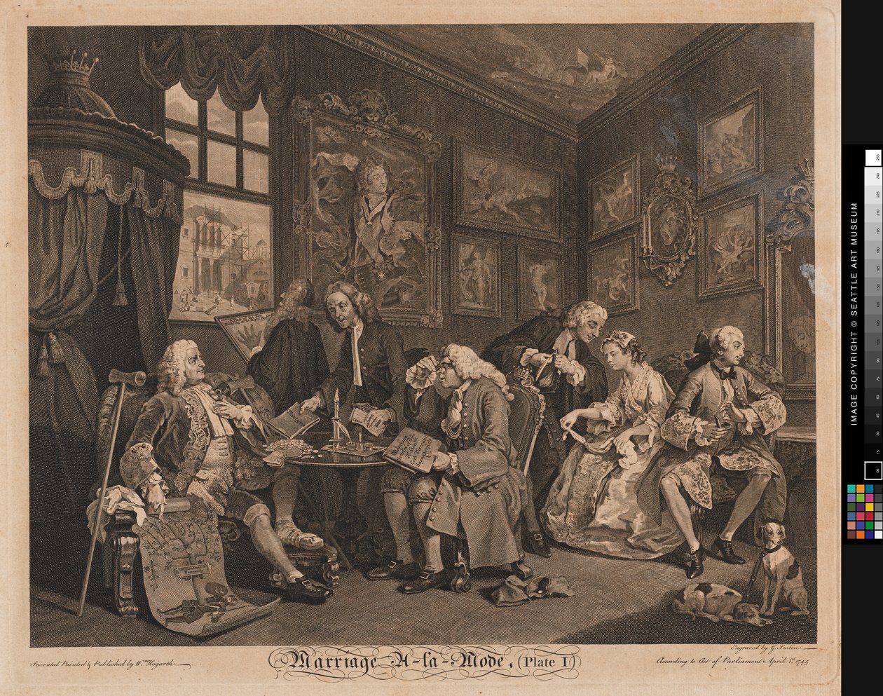 Die Heiratstransaktion von Louis Gérard Scotin