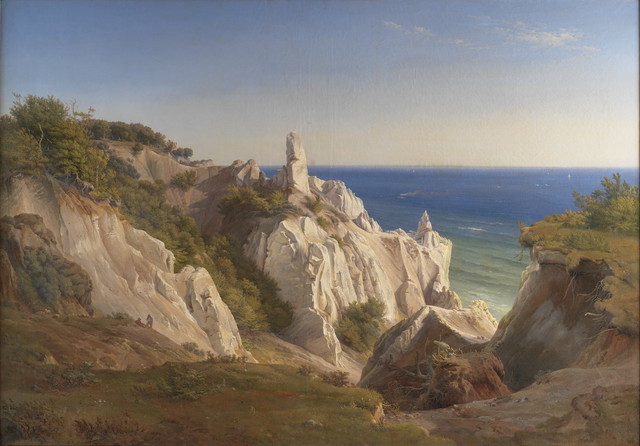 Die Klippen der Insel Møn von Louis Gurlitt