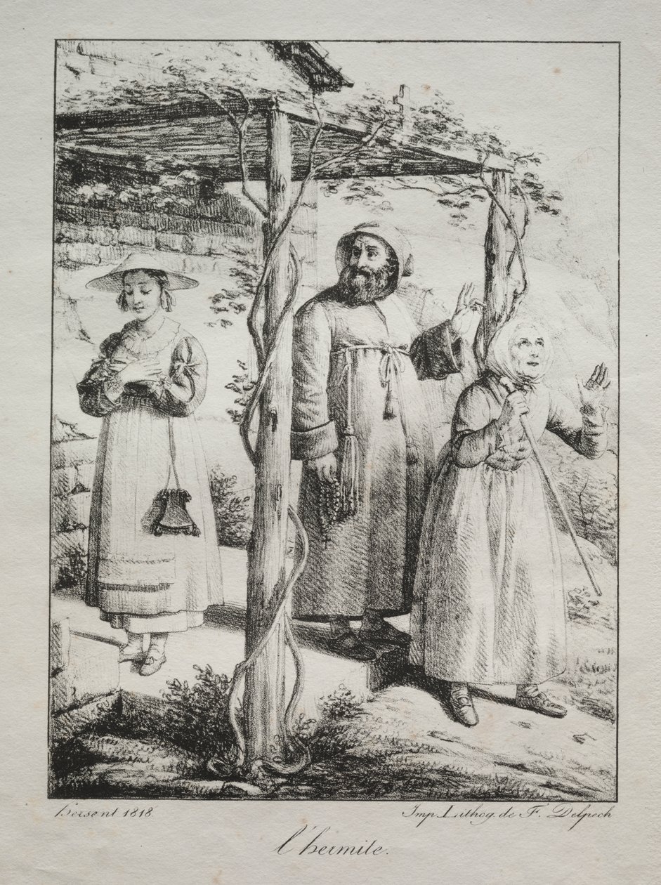 Der Einsiedler von Louis Hersent