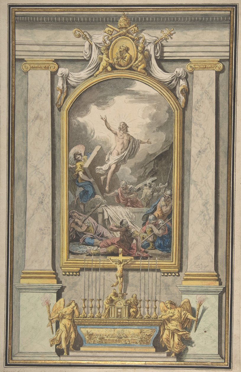 Die Auferstehung, ca. 1760 von Louis Jean François Lagrenée