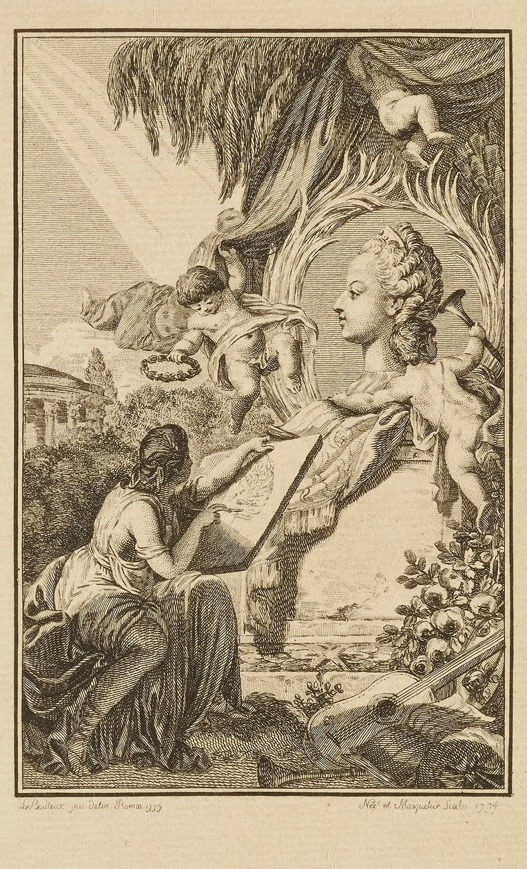 Ohne Titel von Louis Joseph I Masquelier