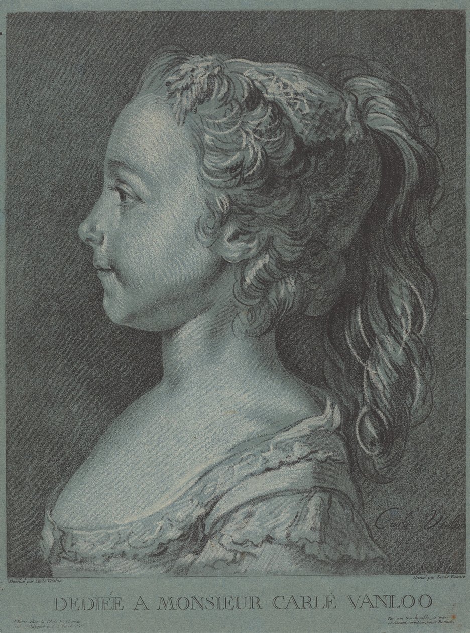 Marie-Rosalie Vanloo von Louis Marin Bonnet