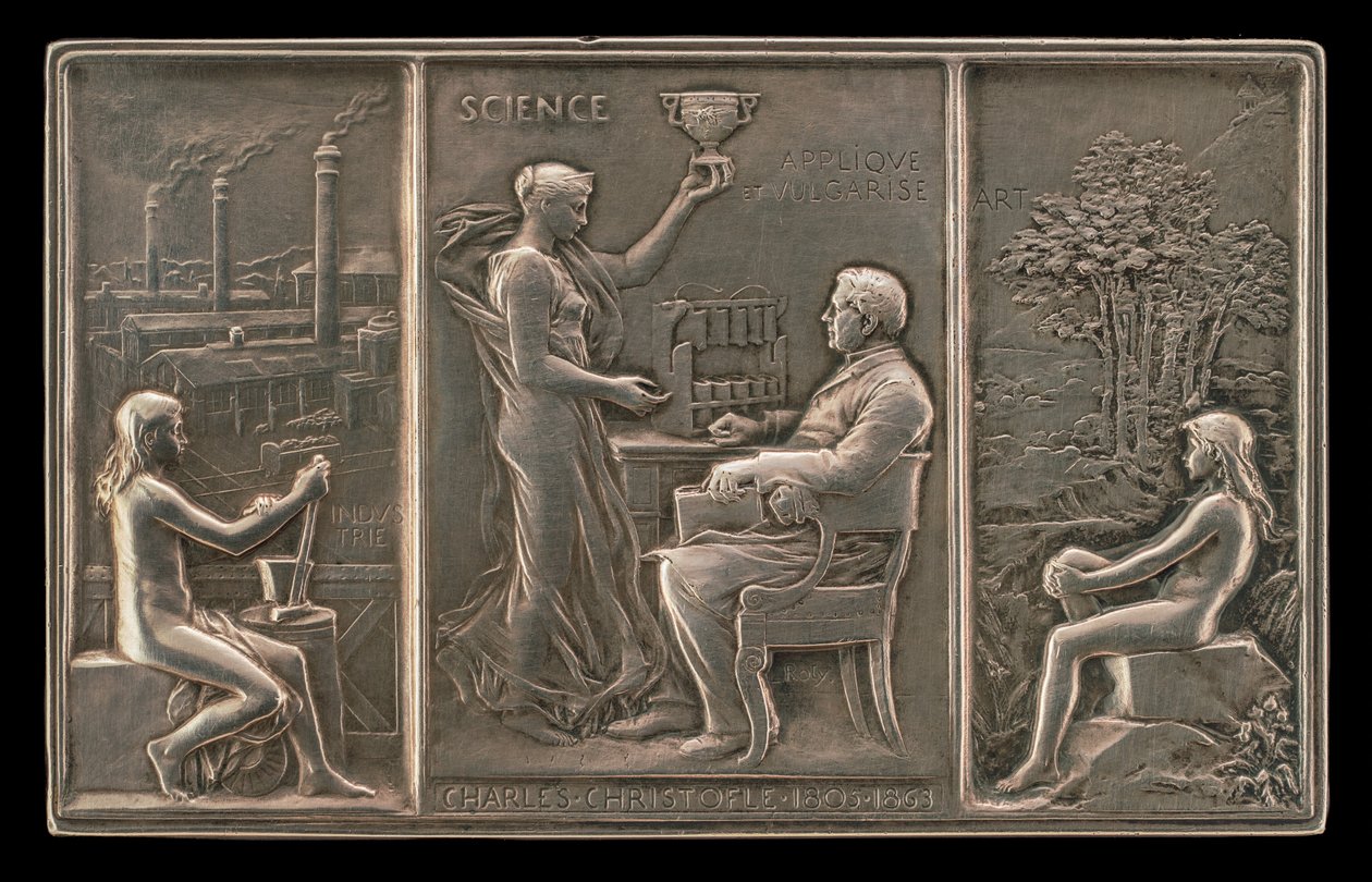 Charles Christofle, 1805-1863, Silberschmied [Vorderseite], 1892 von Louis Oscar Roty