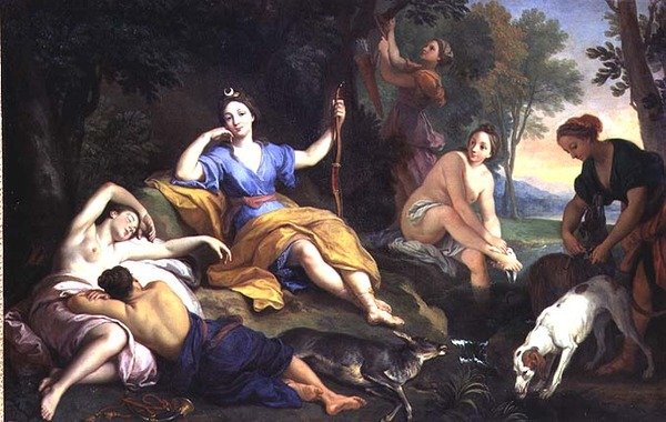Diana ruht von Louis de (1654 1733) Boullongne