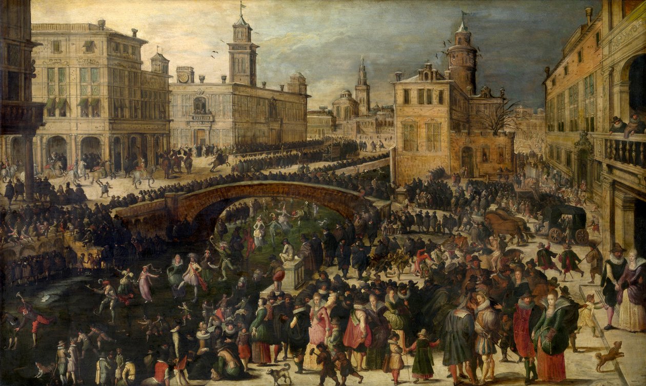 Fastnacht auf Eis von Louis de Caullery