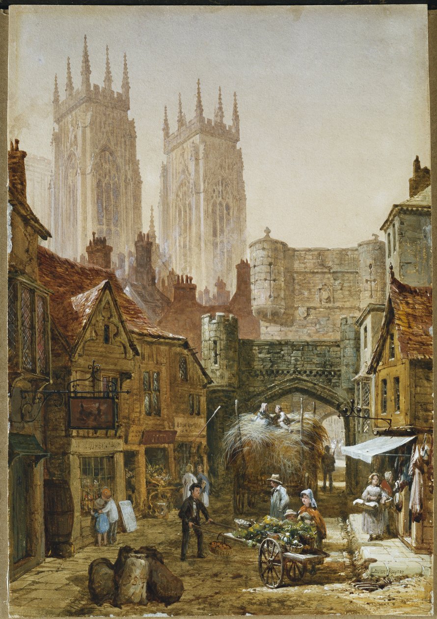 Bootham Bar, York von Louise Ingram Rayner