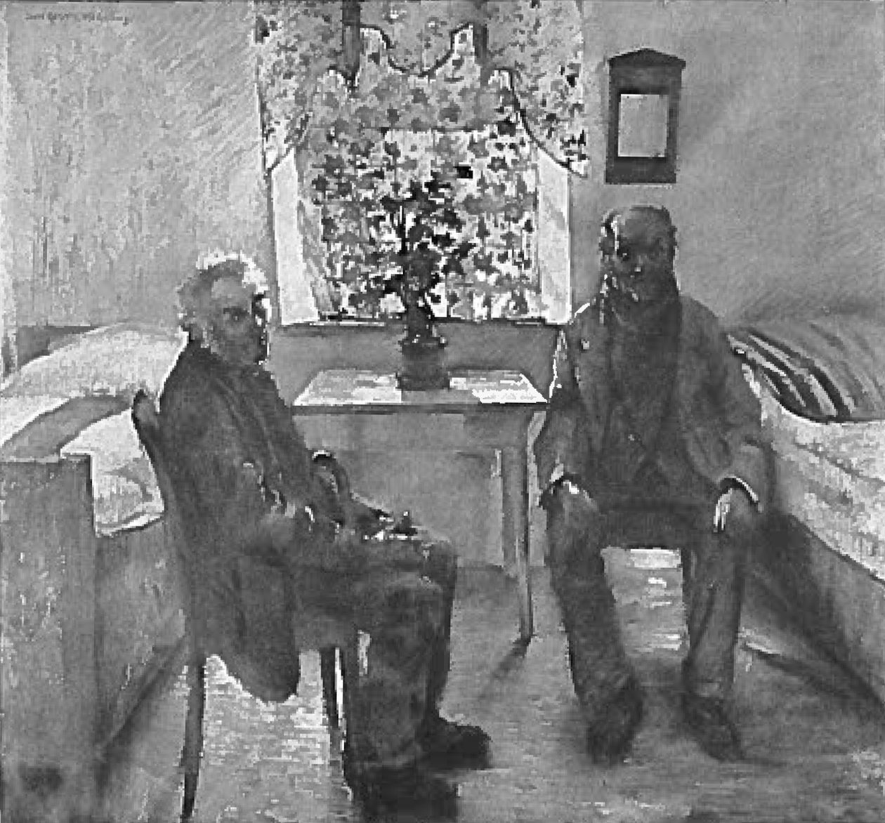 Altmännerhaus in Kraiburg von Lovis Corinth