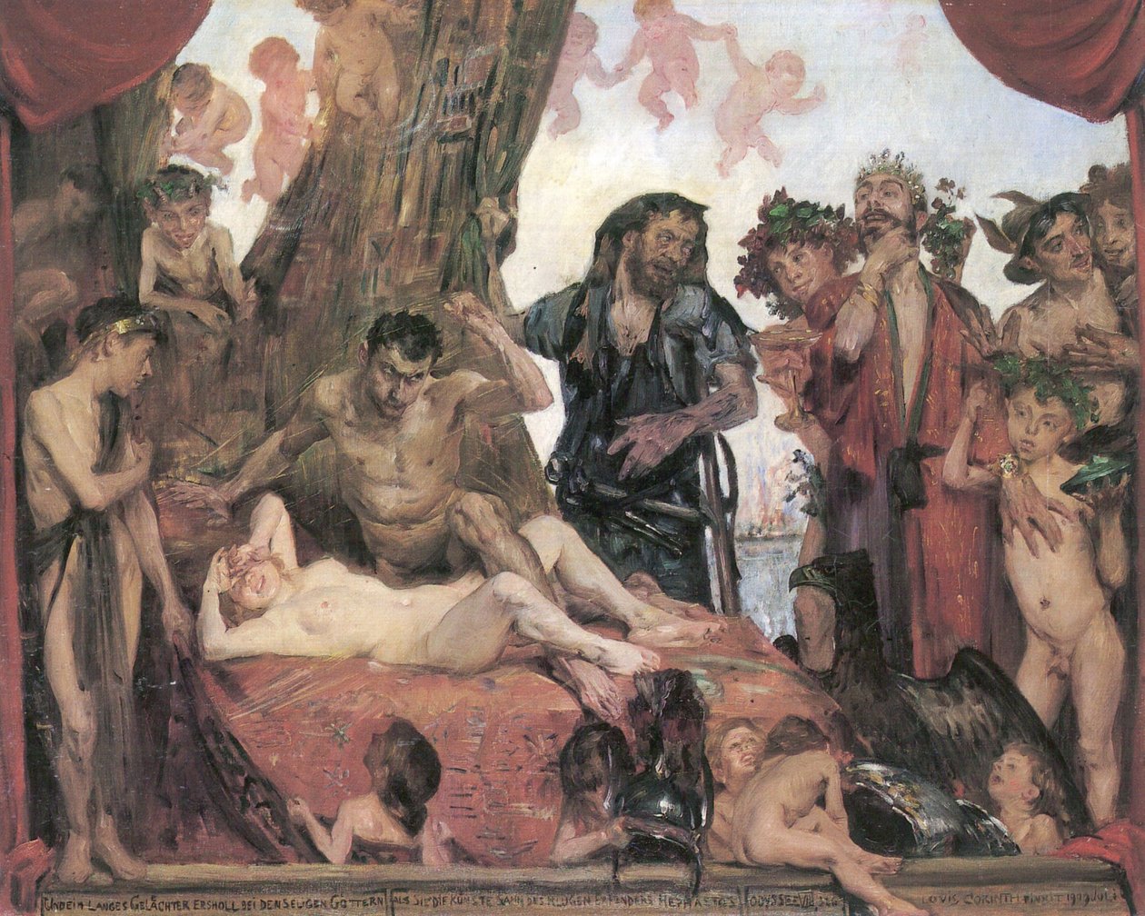 Das homerische Gelächter von Lovis Corinth