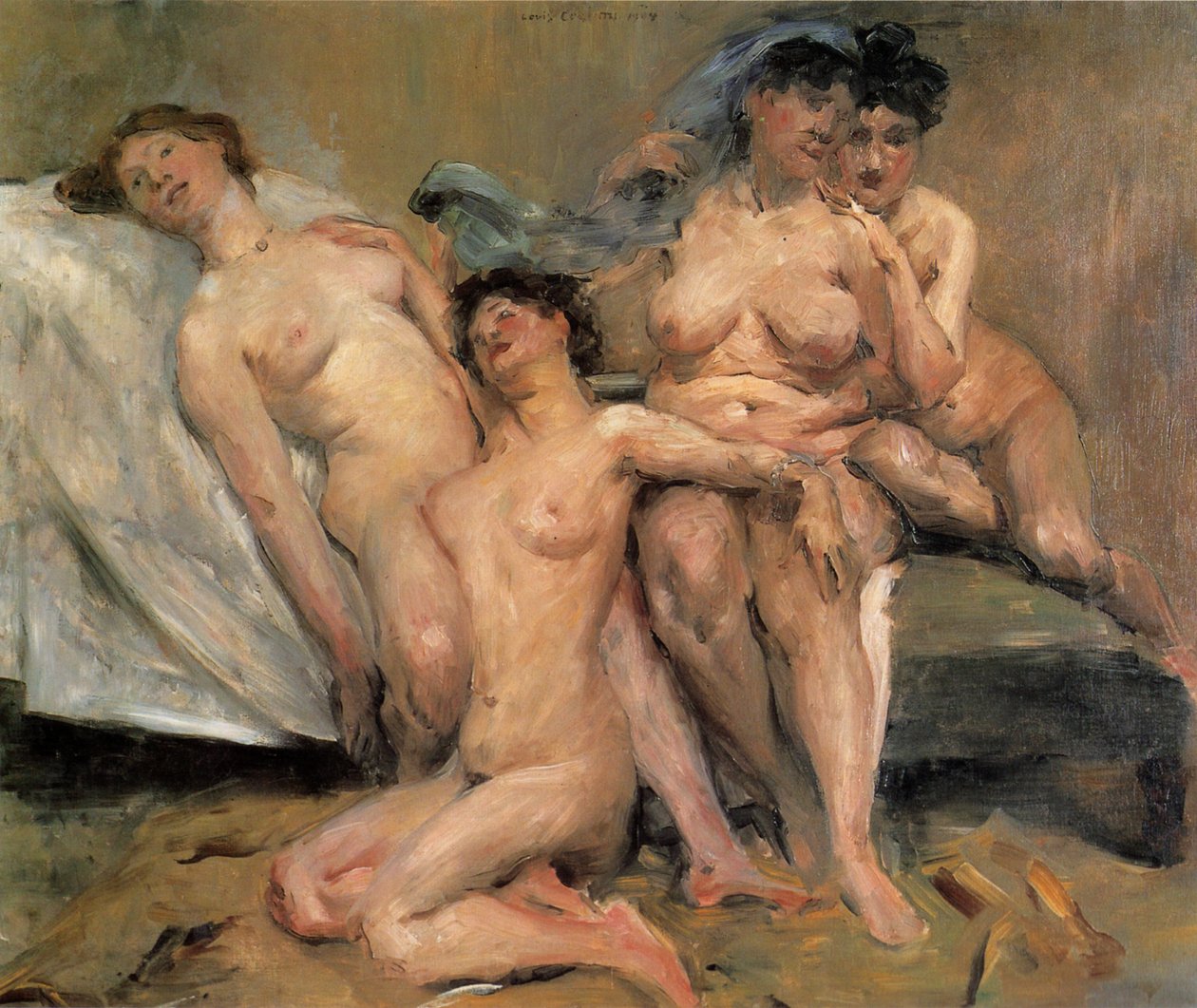 Frauengruppe Freundinnen von Lovis Corinth