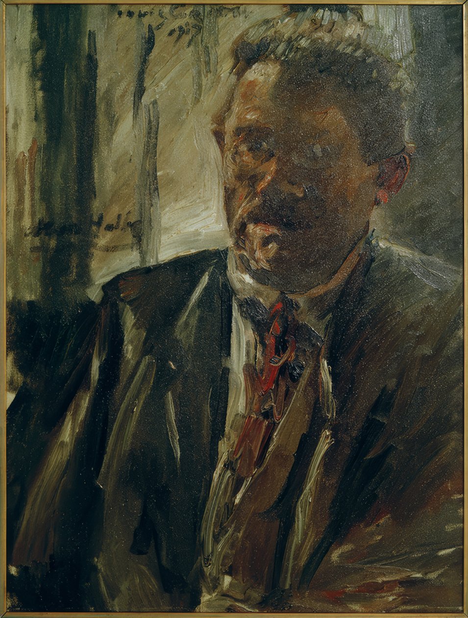 Bildnis Max Halbe von Lovis Corinth