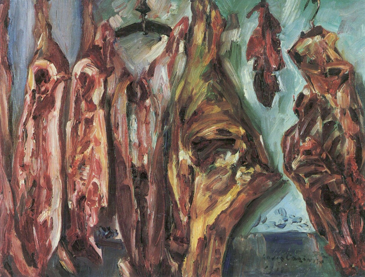 Fischstillleben von Lovis Corinth
