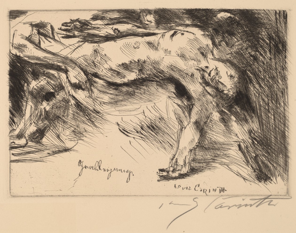 Grablegung von Lovis Corinth