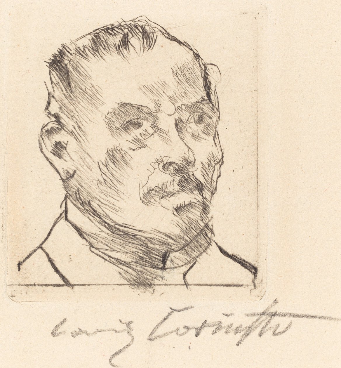 Selbstbildnis—Kopf von Lovis Corinth