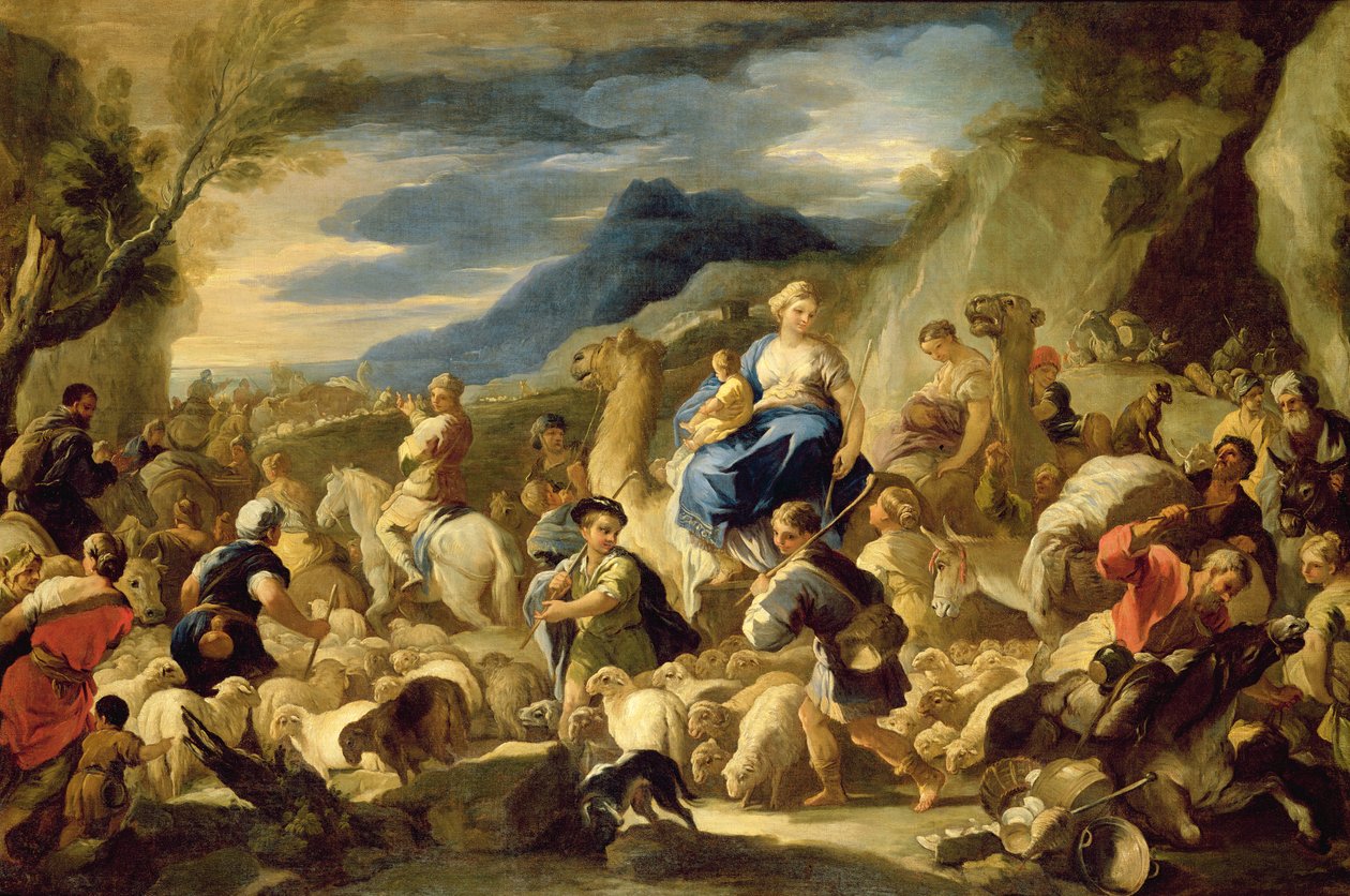 Jakobs Reise nach Kanaan von Luca Giordano