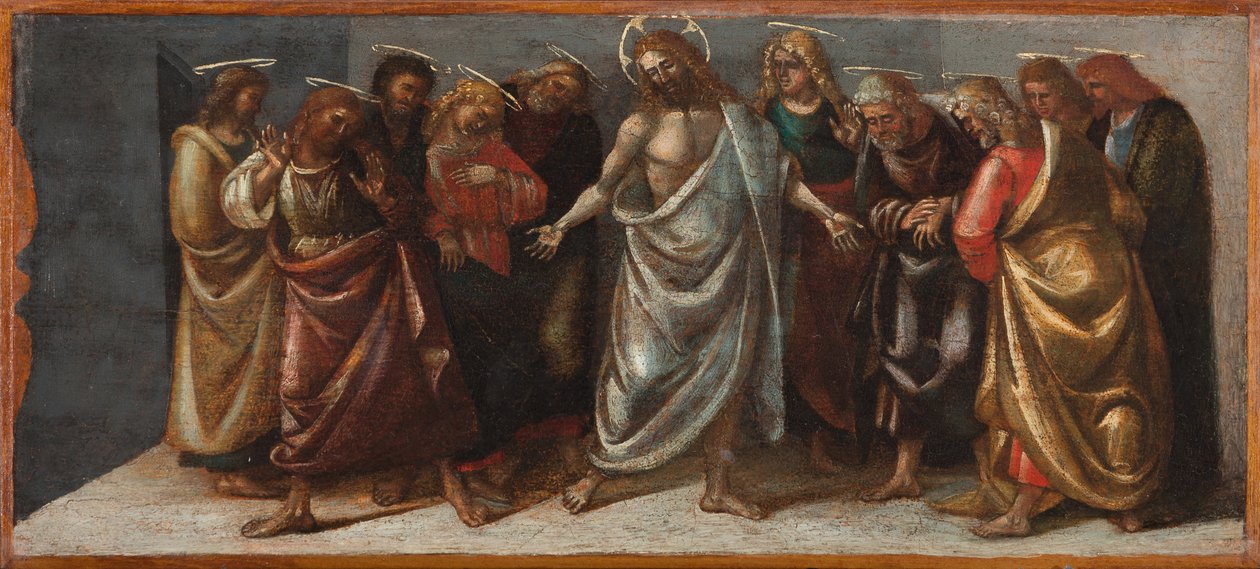 Der auferstandene Christus erscheint seinen Jüngern, ca. 1514 von Luca Signorelli