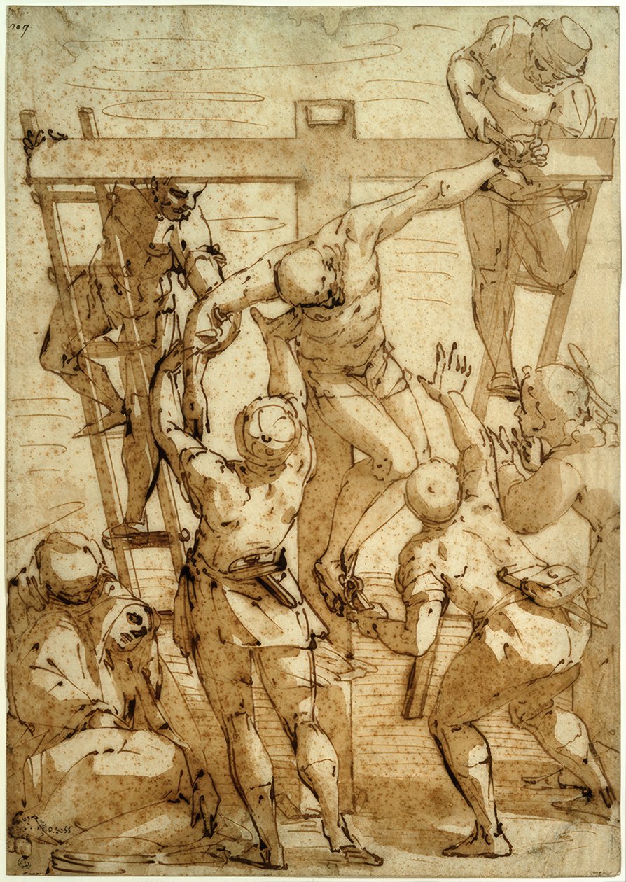 Die Kreuzabnahme von Luca Cambiaso