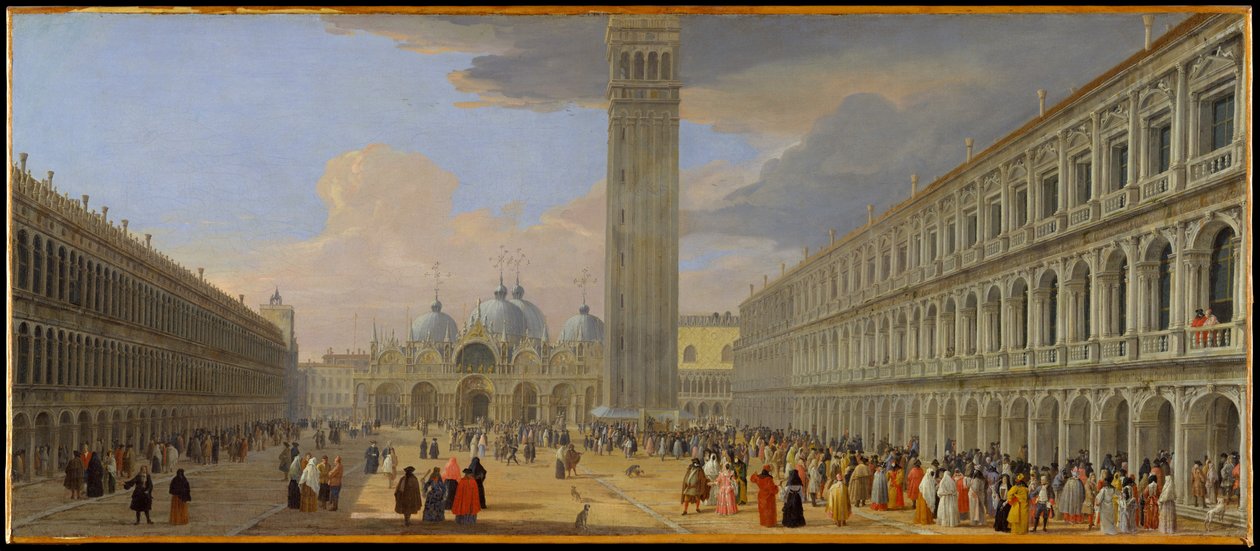 Piazza San Marco, Venedig von Luca Carlevarijs