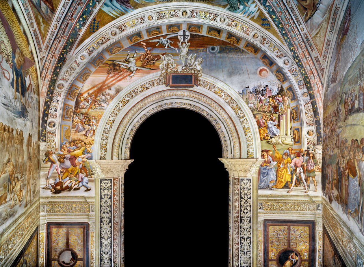 Apokalypse, aus dem Freskenzyklus des Jüngsten Gerichts von Luca Signorelli