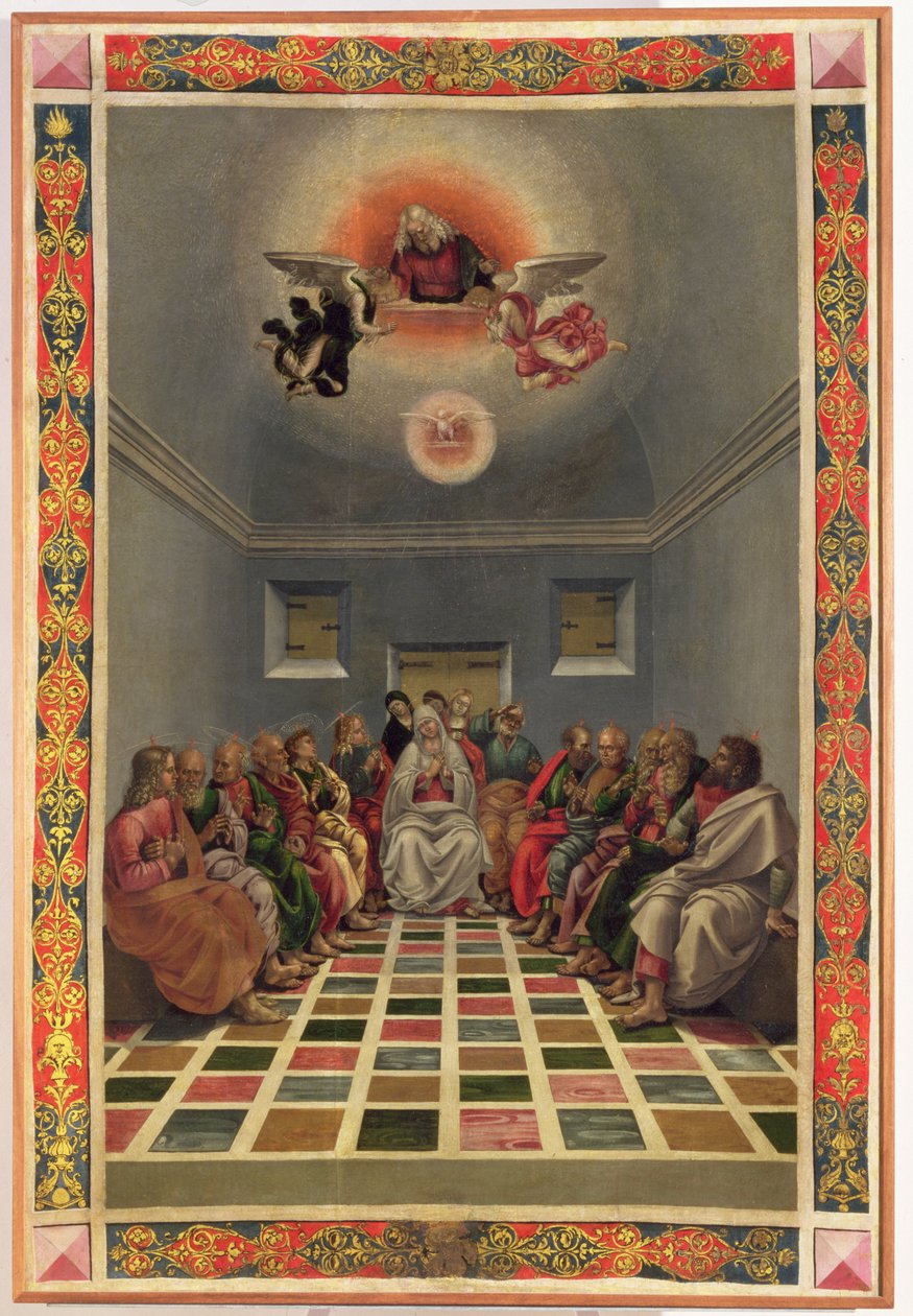 Der Abstieg des Heiligen Geistes von Luca Signorelli