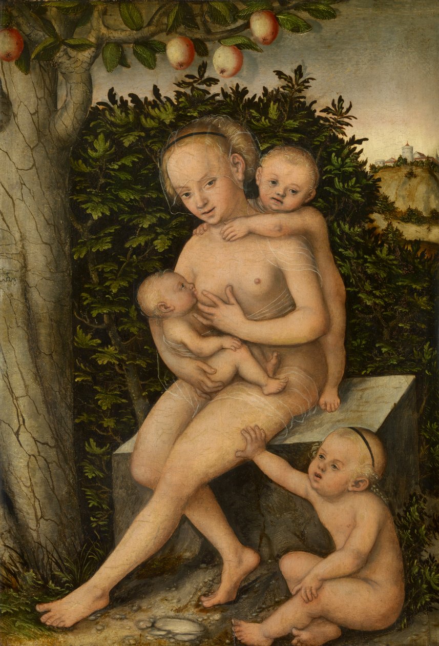 Caritas von Lucas Cranach the Elder