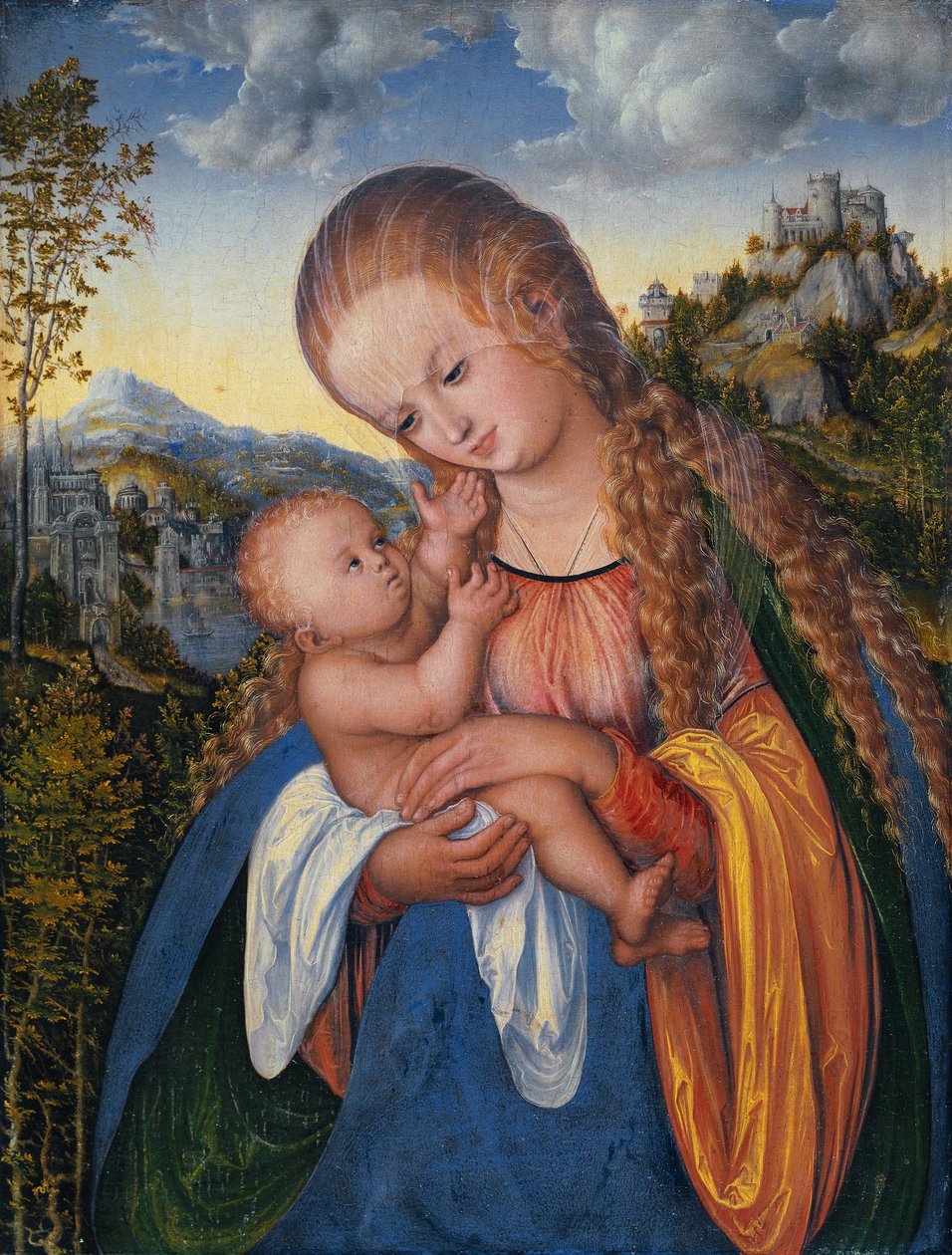 Madonna mit Kind von Lucas Cranach the Elder