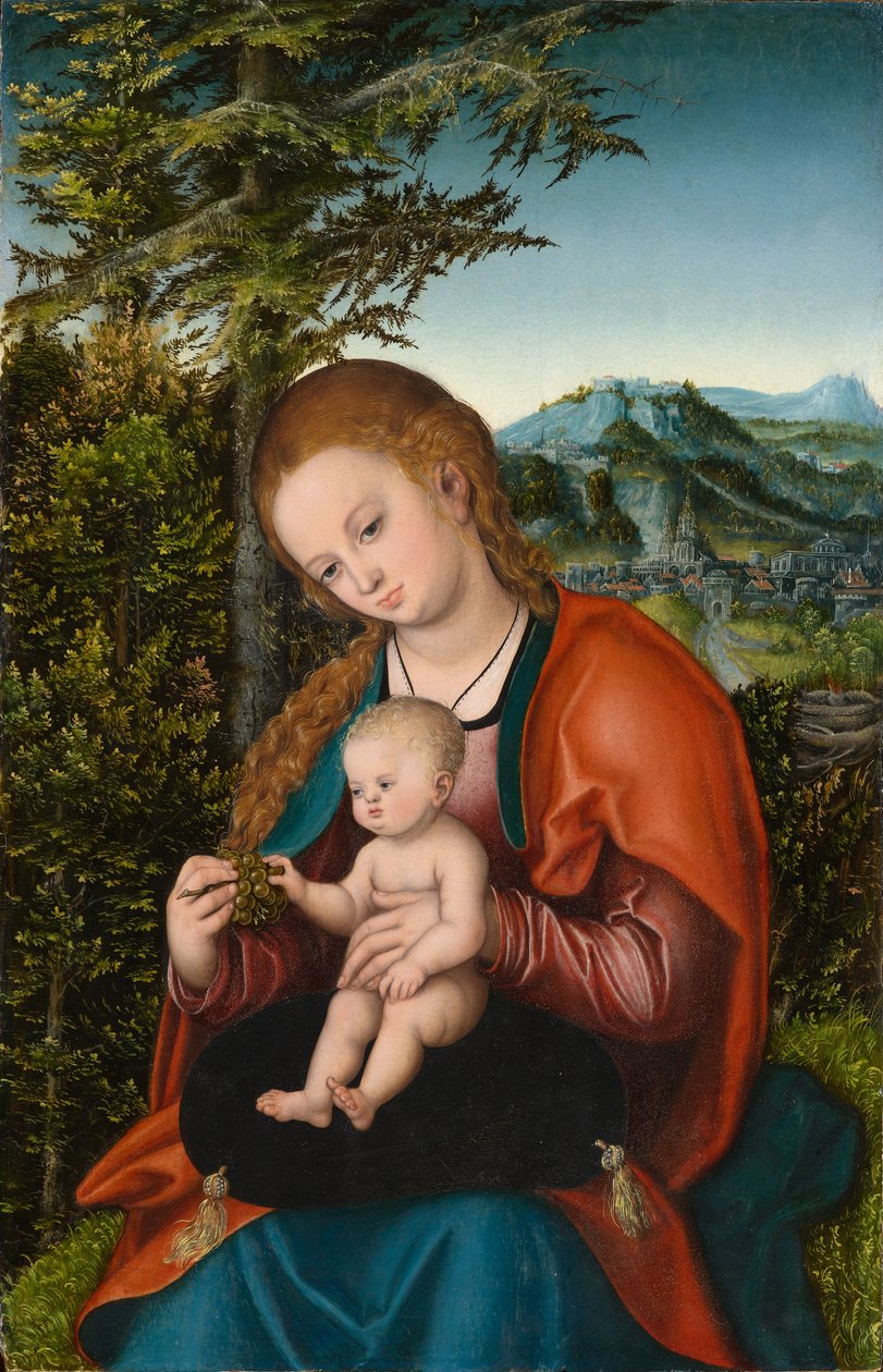 Madonna mit Kind von Lucas Cranach the Elder