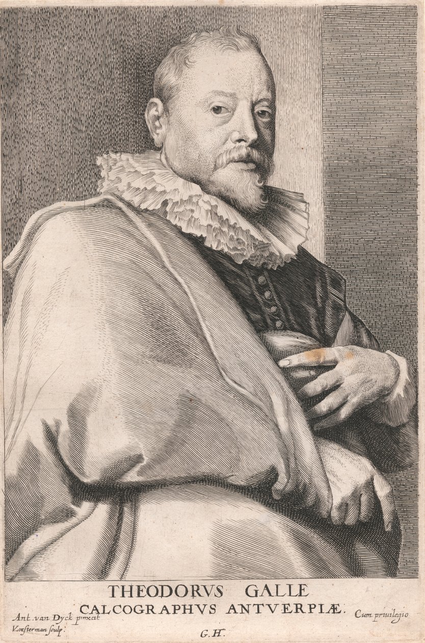 Theodorus Galle, Kupferstecher in Antwerpen von Lucas Vorsterman